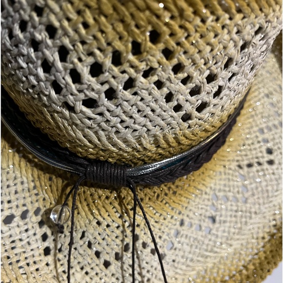 Accessories 22 Paper Straw Sun Hat One Size Fits All NEW $15 - Picture 4 of 5